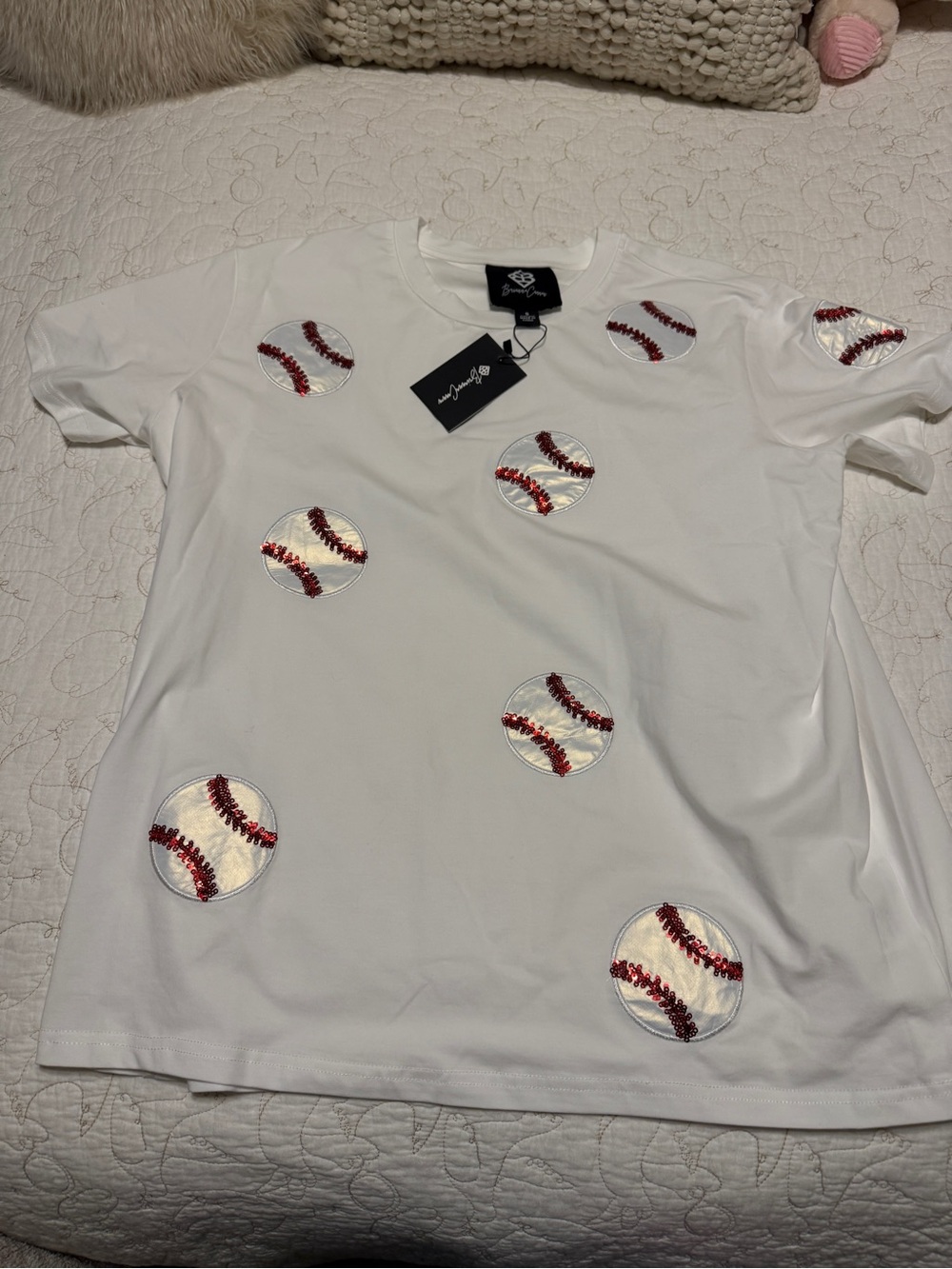 Brianna Cannon Baseball Sparkle Tee